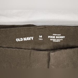 Old Navy Dark Olive Skinny Pants